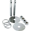 Allstar Performance Allstar Performance ALL18512 Steel Hood Pin Kit with 0.19 in. Flip-Over Clips ALL18512